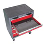 Stratco Red Workshop Kit with Bonus 2 Door Tall Cabinet
