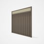 Good Neighbour® Superdek® Screen Top Extension Panel Frame: Beige, Lattice: Cream