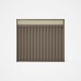 Good Neighbour® Wavelok® Screen Top Extension Panel Frame: Beige, Lattice: Cream