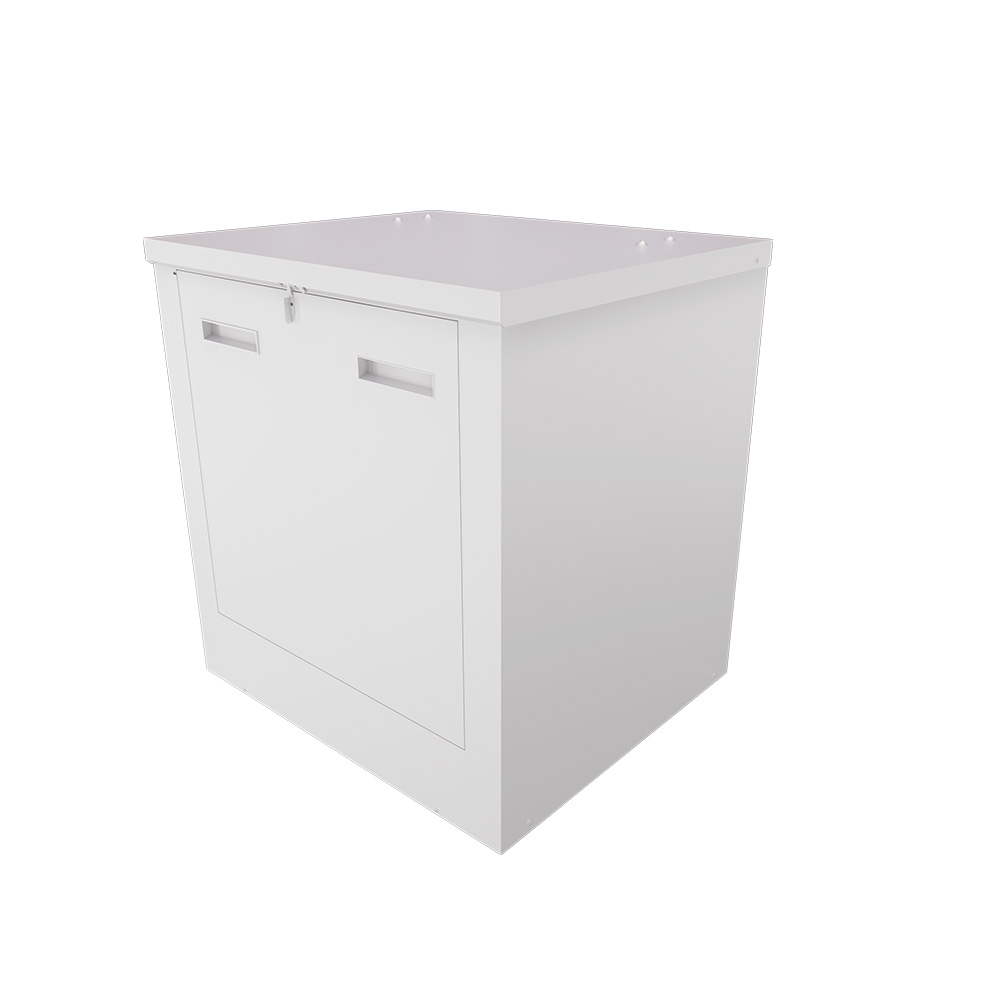 Acoustic Box Free Standing Unit 1350W x 1100D x 1345mm H Off White