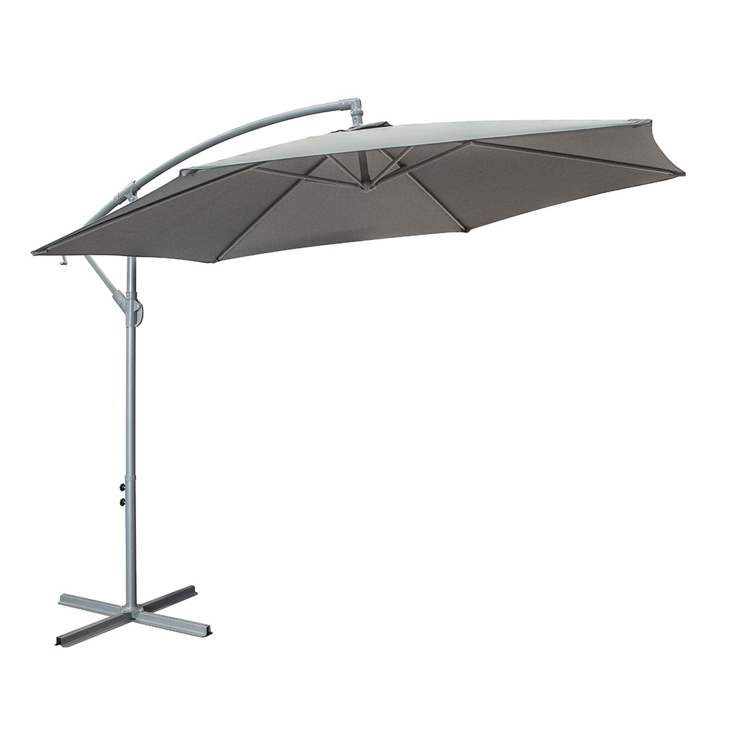 Cantilever Umbrella 3m Charcoal