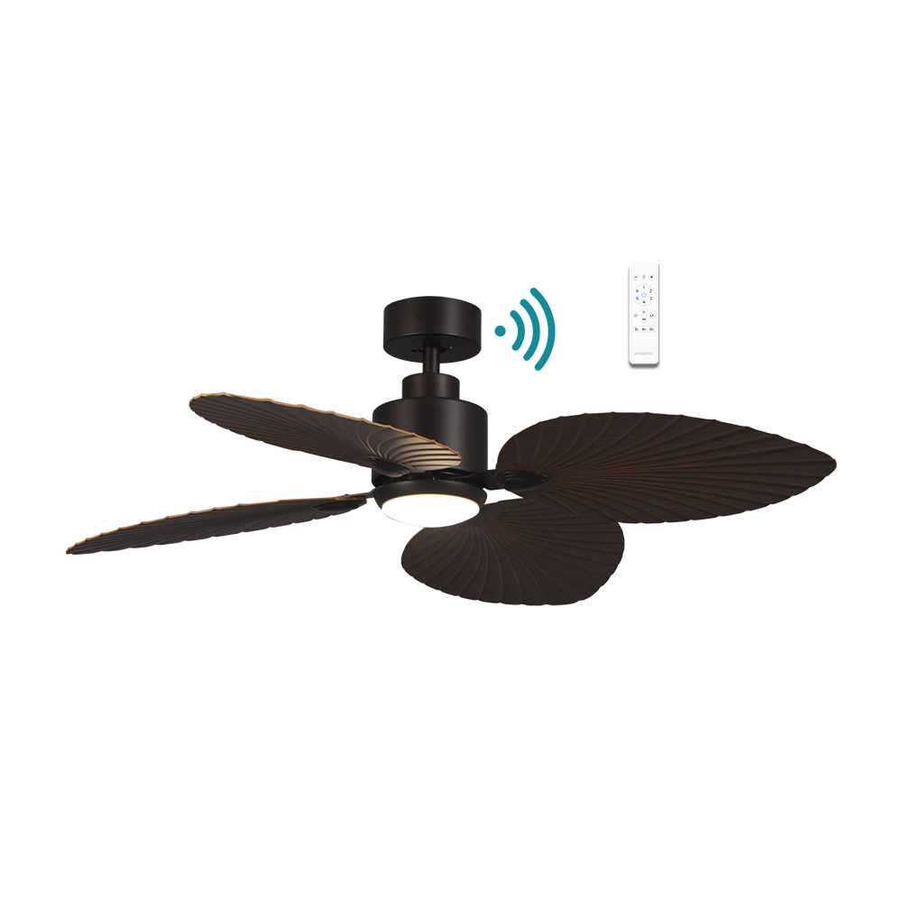 Kingston DC 1265mm Smart Ceiling Fan With WIFI Remote Control Old Bronze