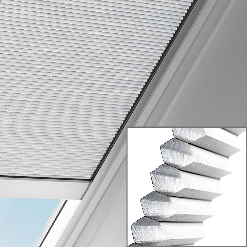 VELUX 780 x 1400mm Fixed Solar Honeycomb Blackout Blind