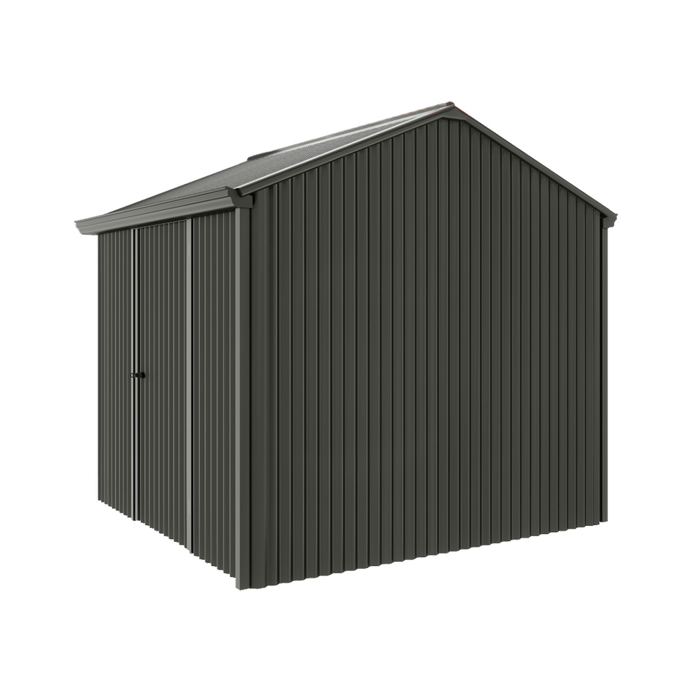Handi-Heritage Shed H1 2.54X2.52 Roof:Slate Grey Wall:Slate Grey Front/Rear Single Door