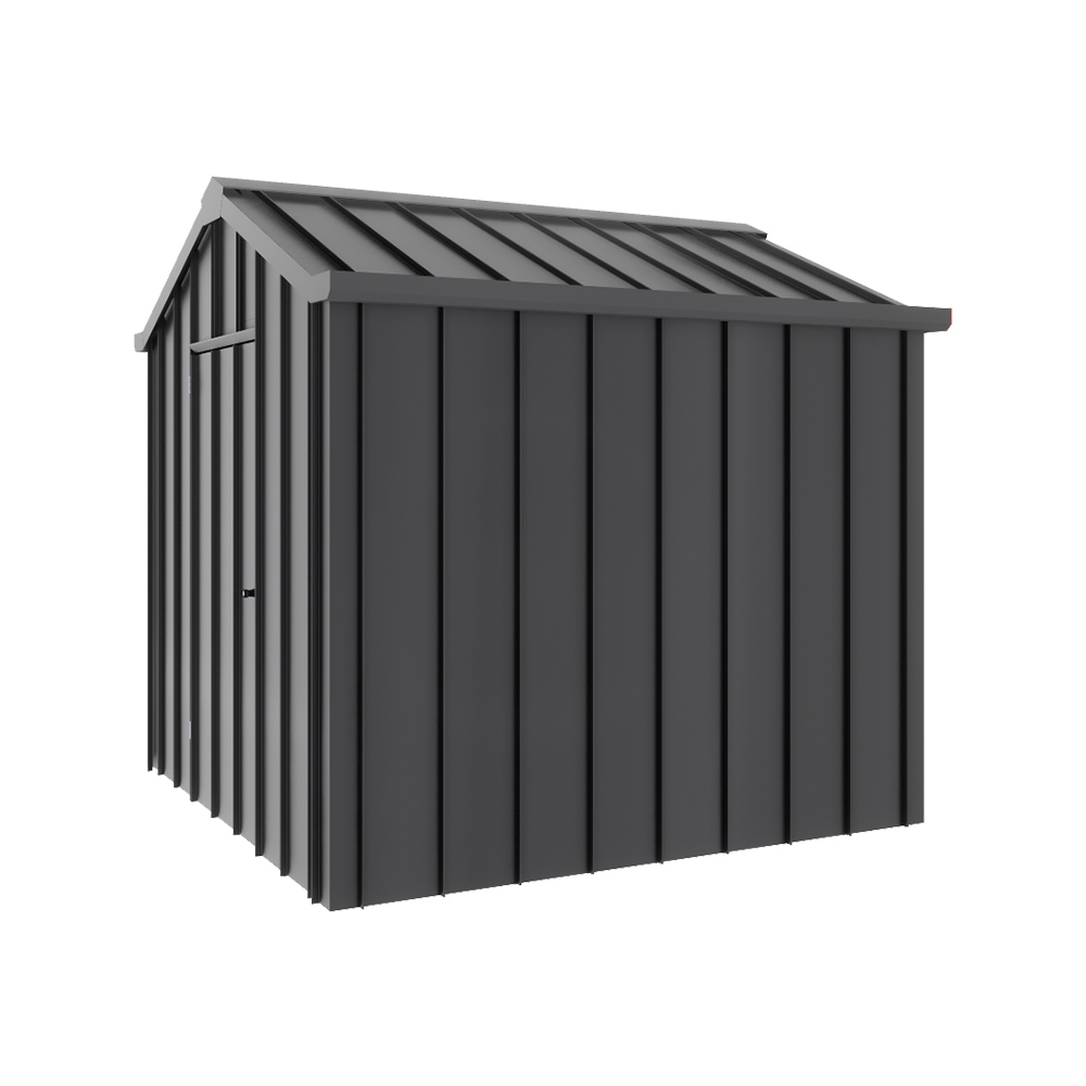 Handi-Hilander Garden Shed HH1 2.48x2.63m Gable End Door Gun Metal Grey