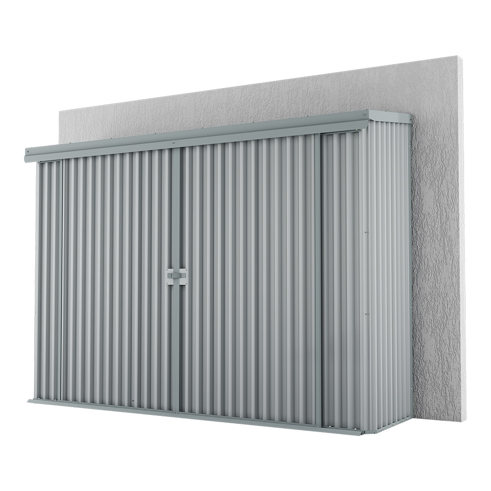 Handi-Locker Wall Mount Shed Zinc/Al