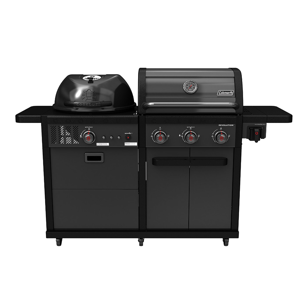 Coleman Revolution Dual Fuel BBQ - Charcoal Glimmer