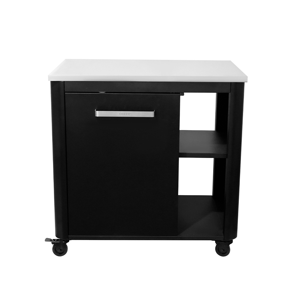 Cozze 900mm Outdoor Table With Shelf