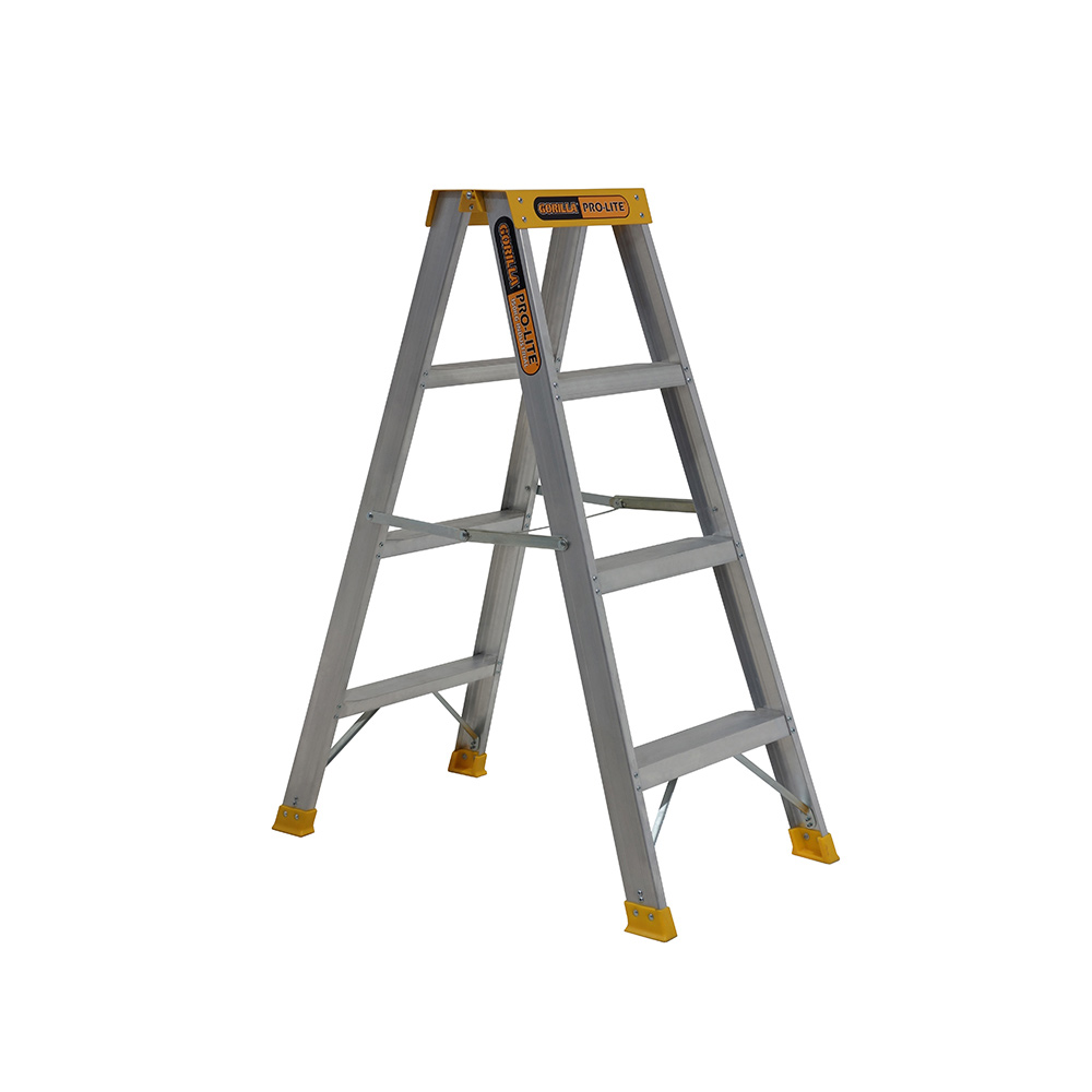 Gorilla 4 Step Double Sided Pro-Lite® Aluminium Ladder