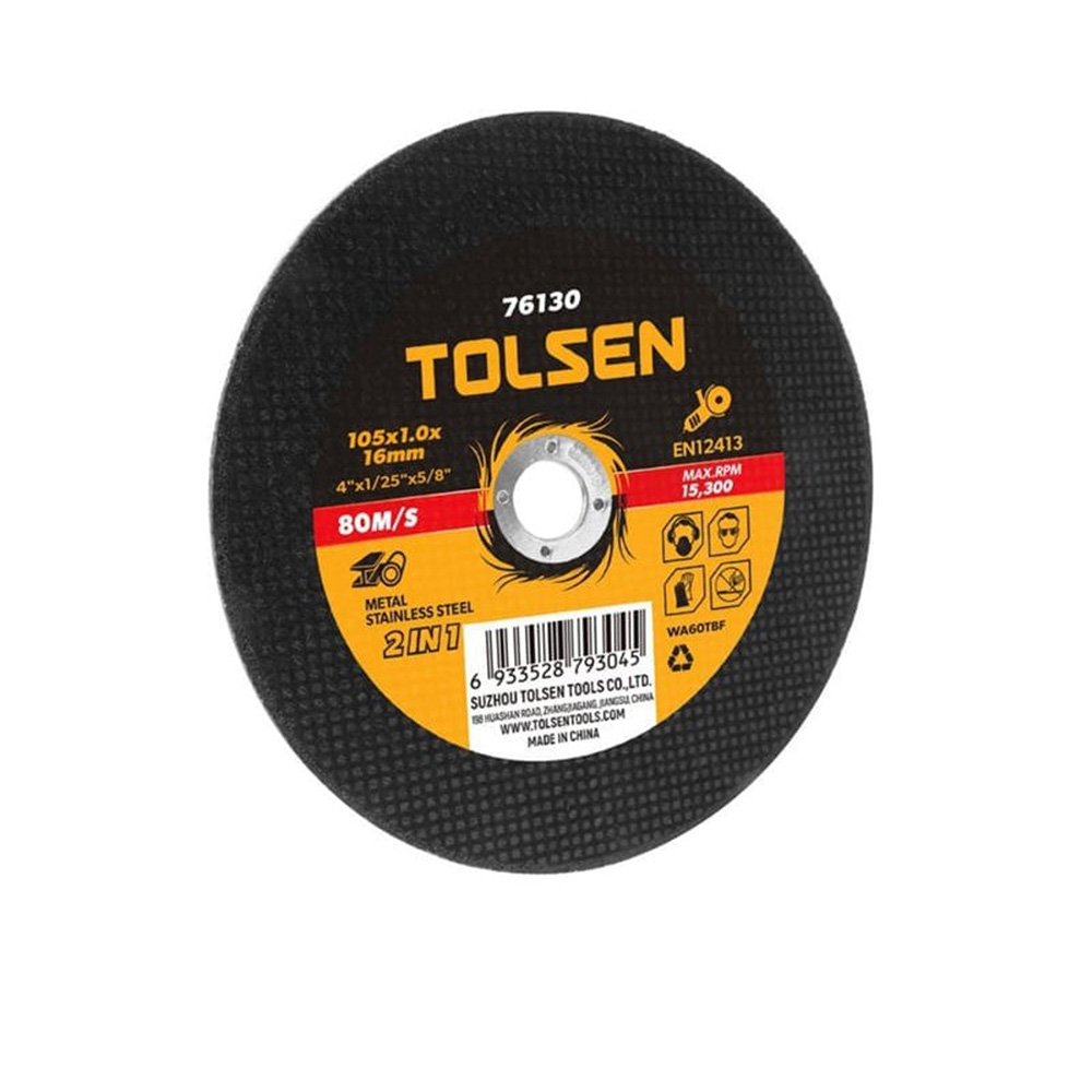 Tolsen 105 x 1mm Flat Cutting Off Wheel