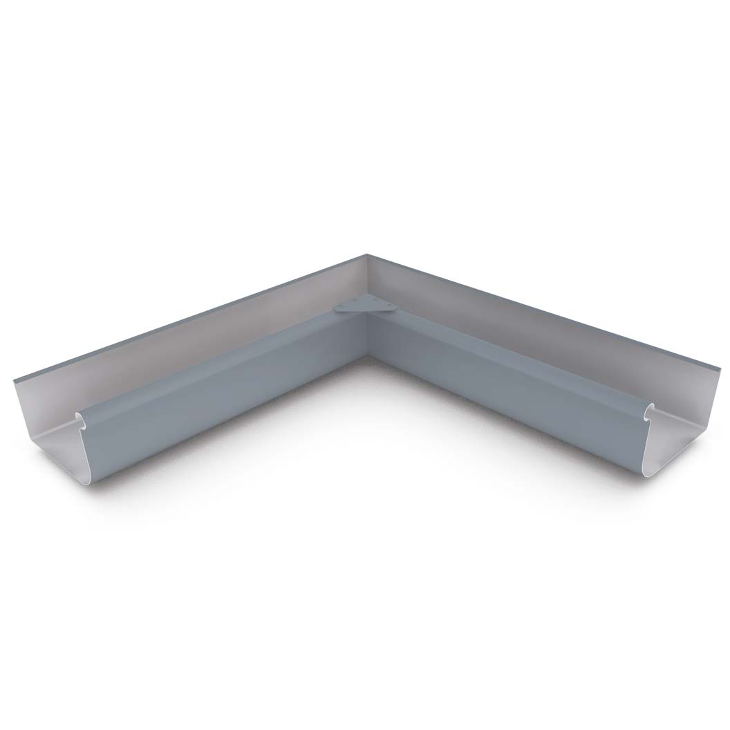 Quad Gutter 150 Internal Mitre Armour Grey