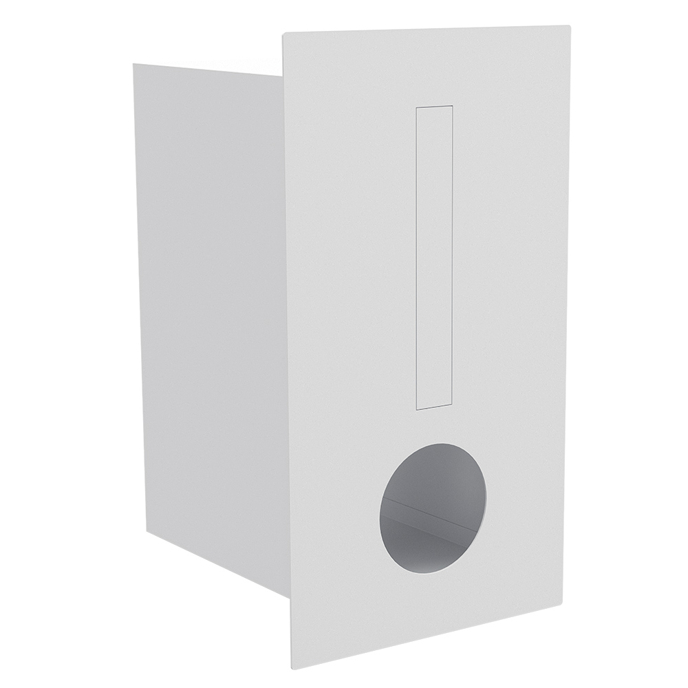 Posta Fence Mount Letterbox White