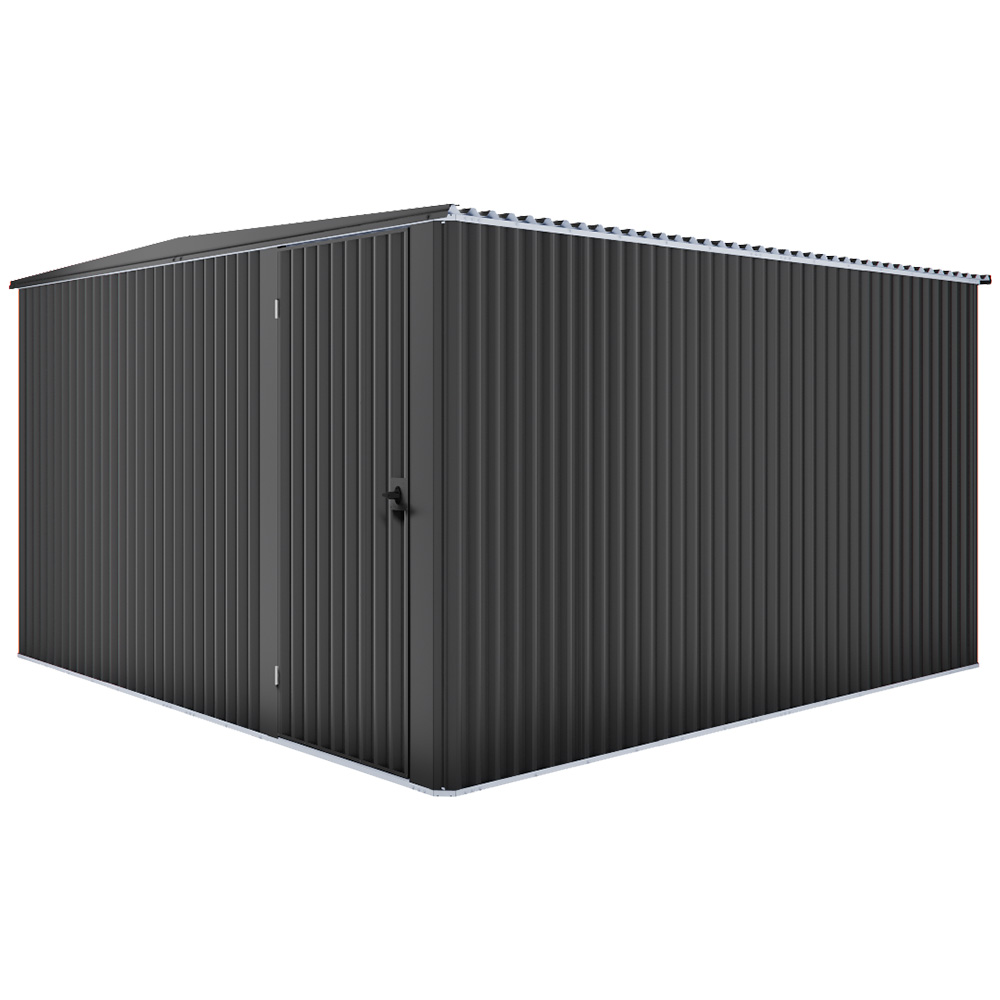 Handi-Mate Hinged Door Shed HM11 Gun Metal Grey