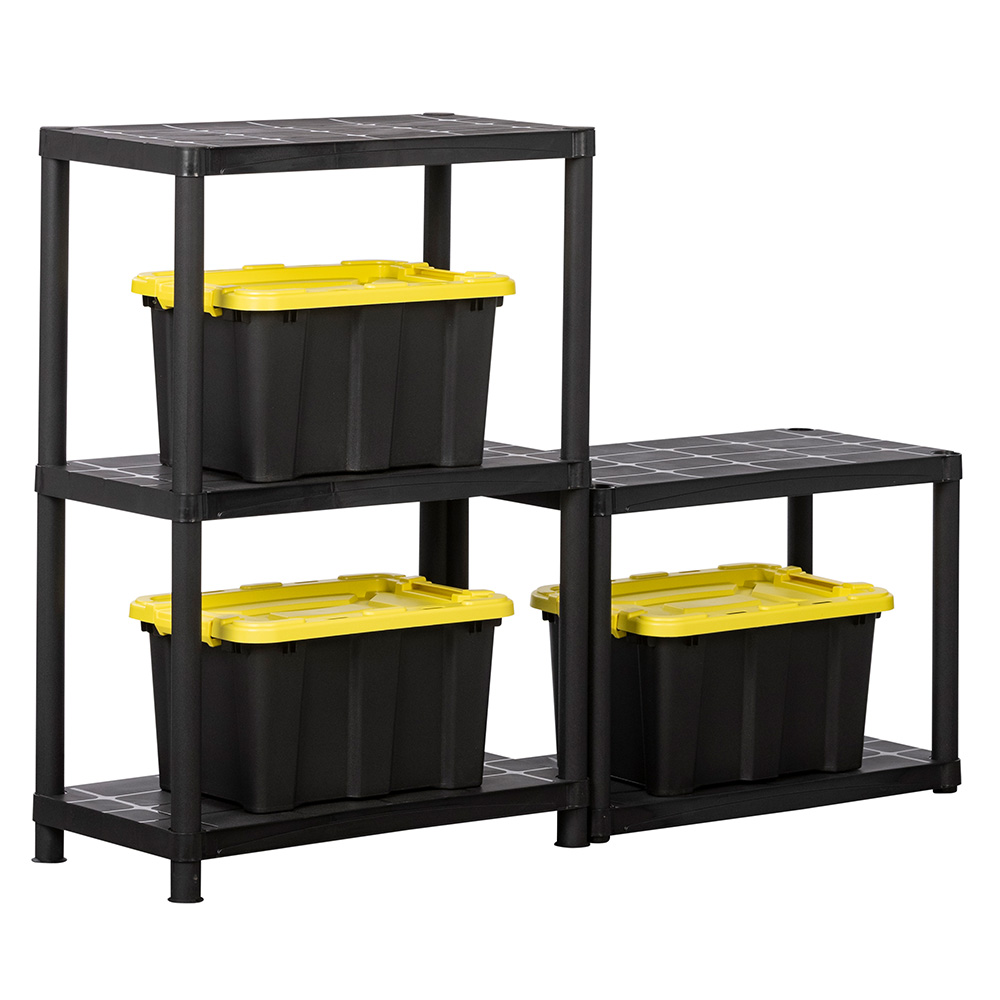 5 Tier Plastic Shelving Unit Large