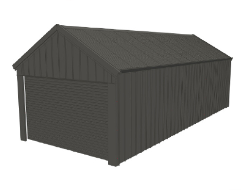 Stratco custom garage for House 1 on The Block 2025